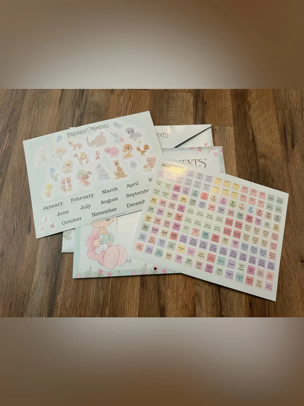 Precious Moments Baby’s 1st Year Memory Calendar